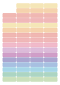 Stikeri set "Pastel"