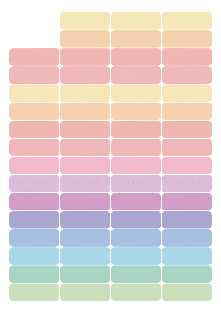 Stikeri set "Pastel"