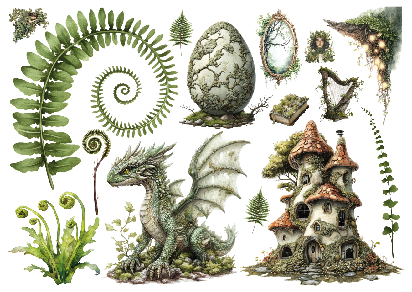 Set štampalica "Enchanted Forest"