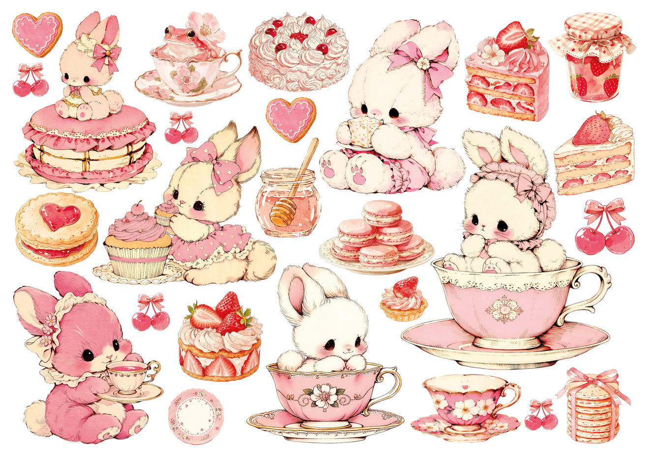 Set štampalica "Tea Party"