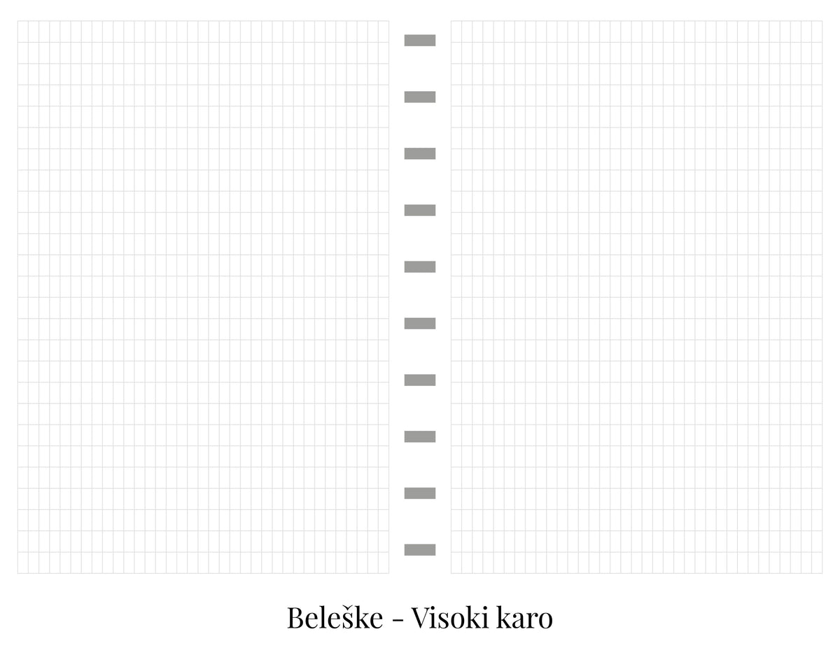 Planer za šest meseci | 90 listova (A5)