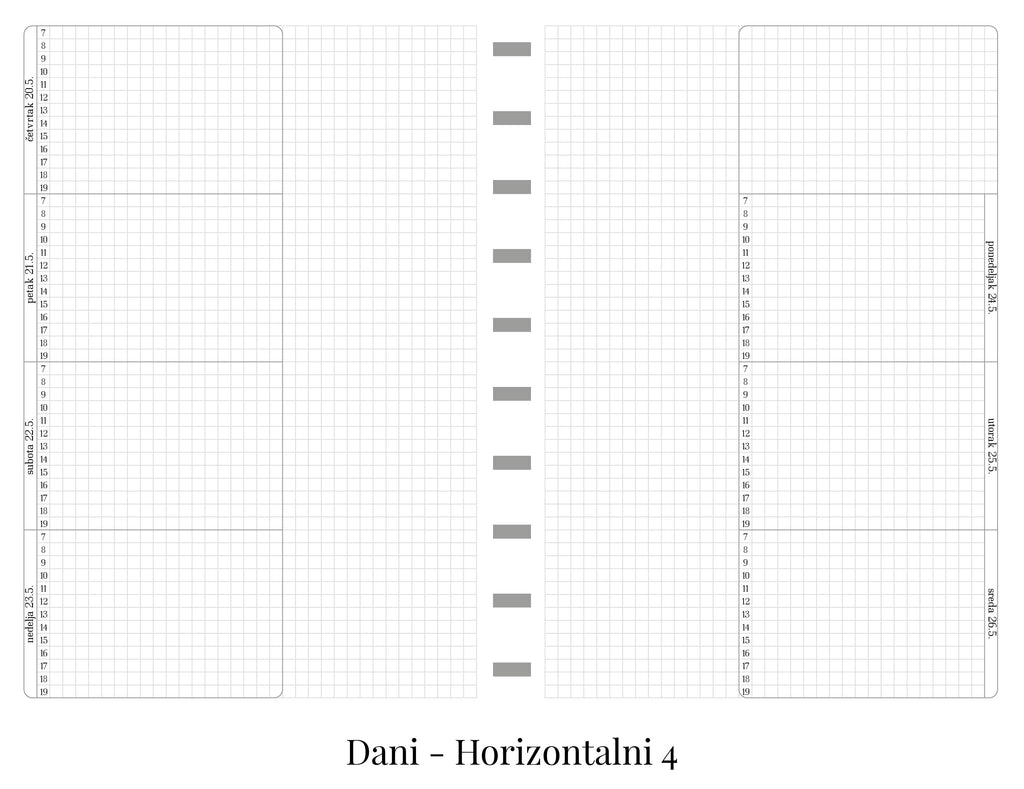 Planer za šest meseci | 90 listova (A5)