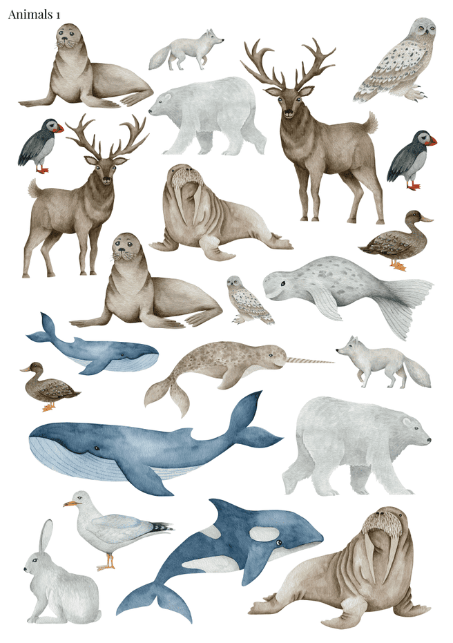 Stikeri "Animals 1"
