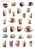 Stikeri "Coffee Lovers United 5"