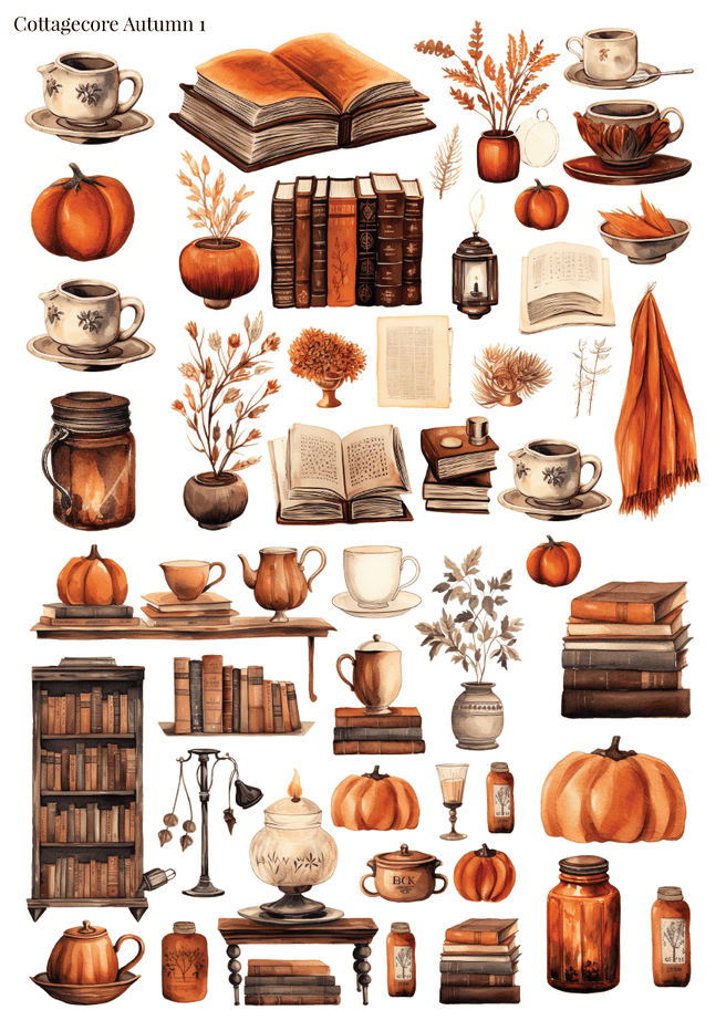 Stikeri "Cottagecore Autumn 1"