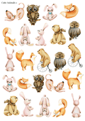 Stikeri "Cute Animals 1"