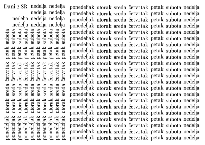 Stikeri "Dani 2 SR"