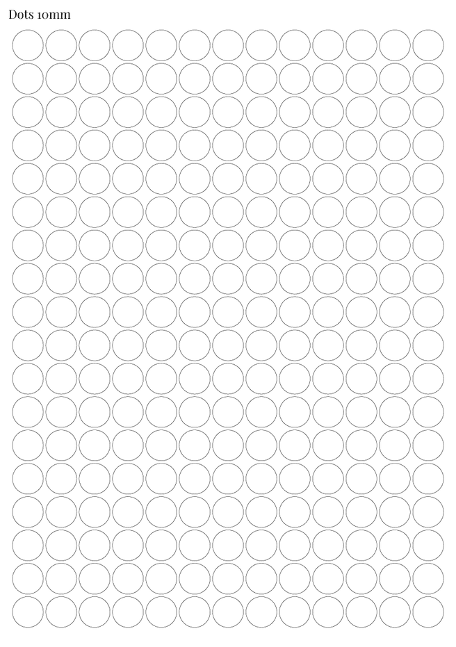 Stikeri "Dots 10mm"