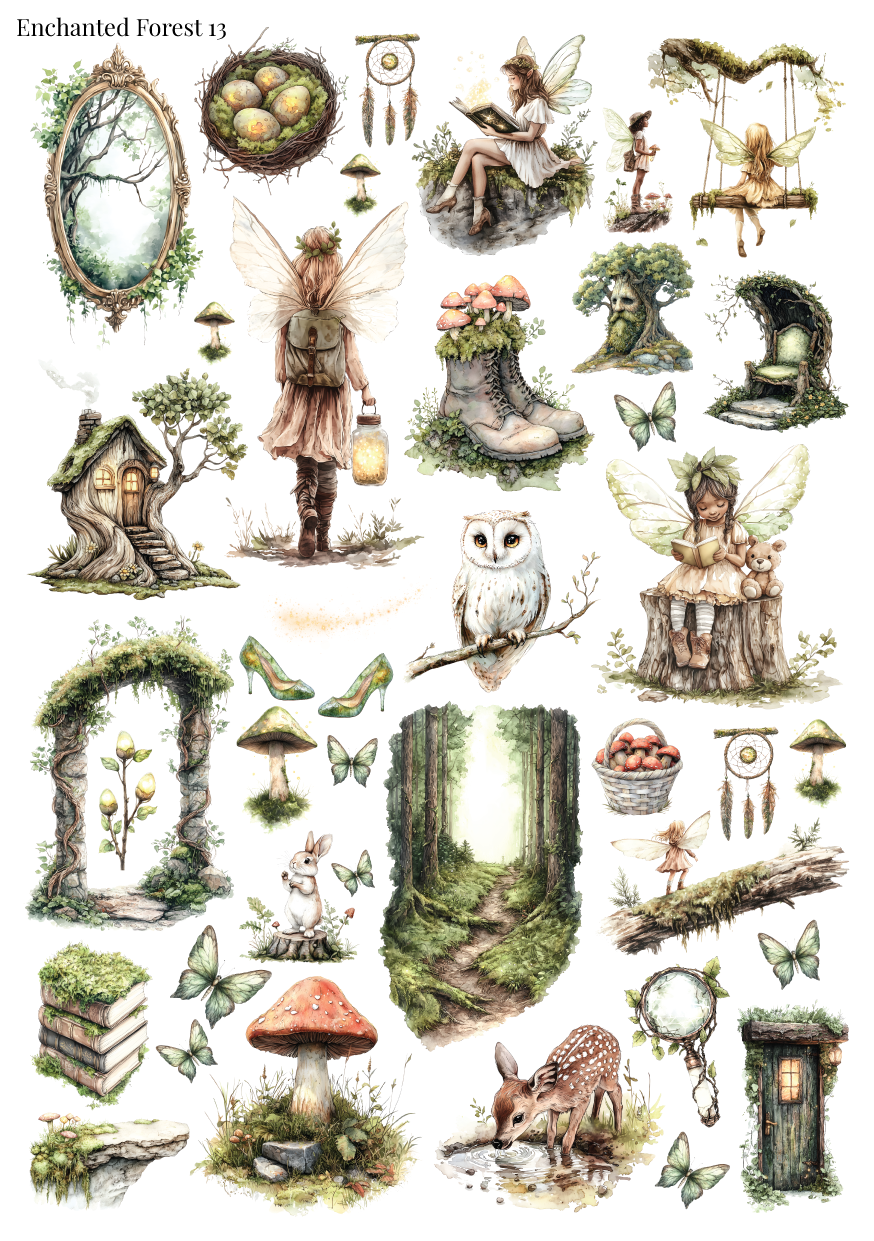 Stikeri "Enchanted Forest 13"