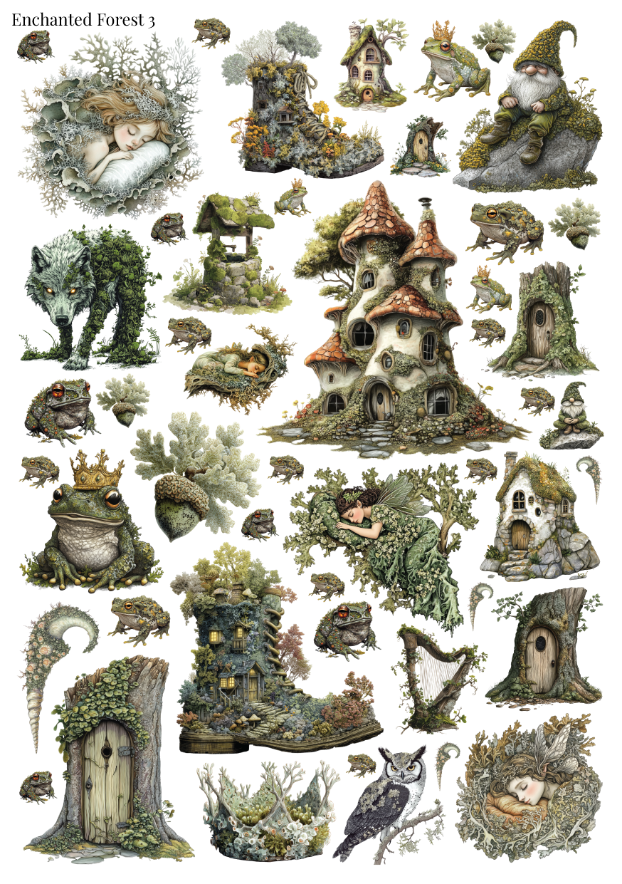 Stikeri "Enchanted Forest 03"