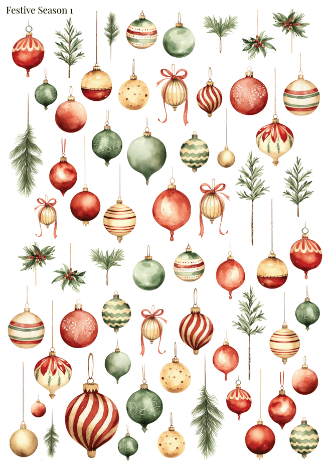 Stikeri "Festive Season 1"