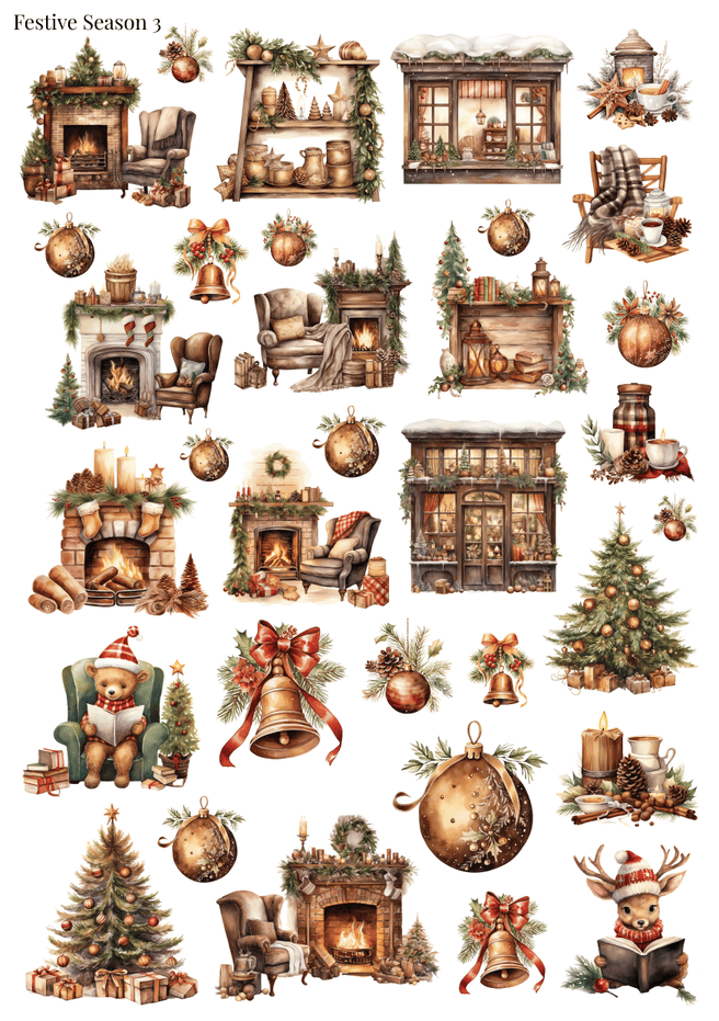 Stikeri "Festive Season 3"