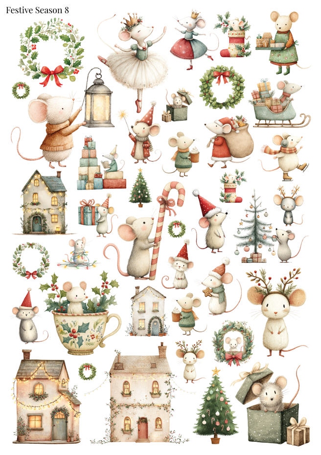 Stikeri "Festive Season 8"