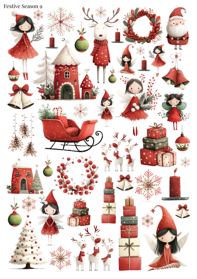 Stikeri "Festive Season 9"