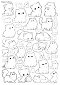 Stikeri "Happy Cattos 4"