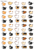 Stikeri "Happy Doggos 1"