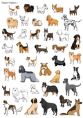 Stikeri "Happy Doggos 2"