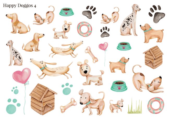 Stikeri "Happy Doggos 4"