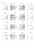 Stikeri "Kalendar 1"