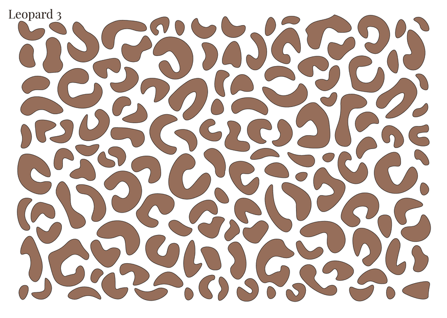 Stikeri "Leopard 3"