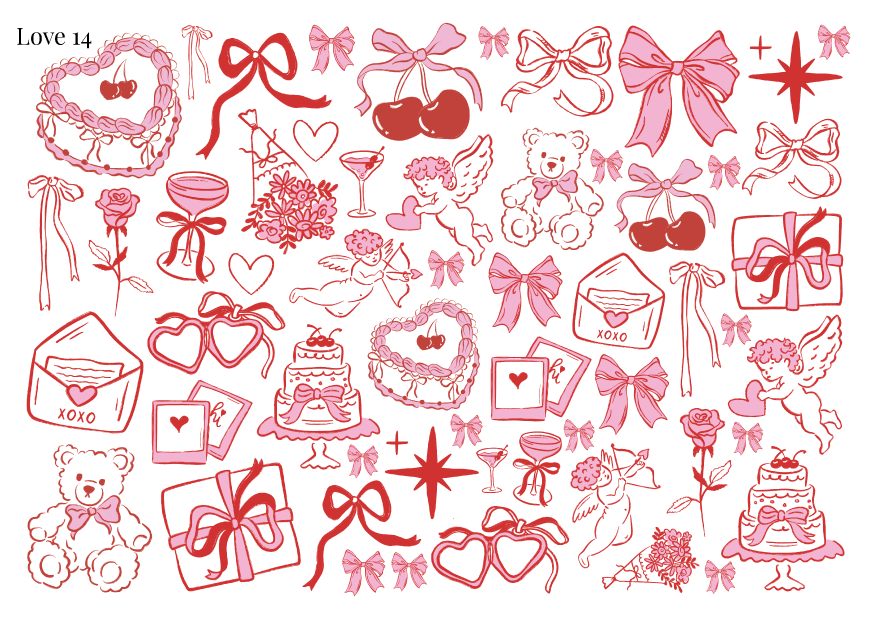 Stikeri "Love 14"