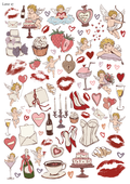 Stikeri "Love 17"