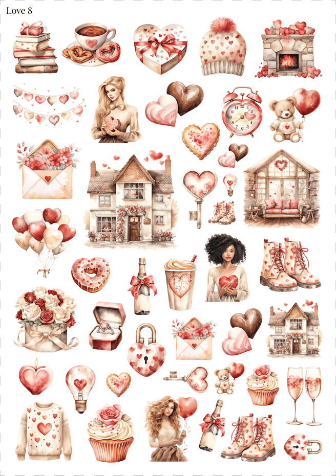 Stikeri "Love 08"