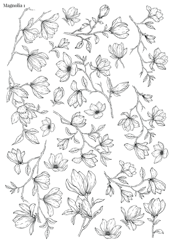 Stikeri "Magnolia 1"
