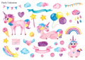 Stikeri "Party Unicorns"