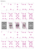 Stikeri "Pink karte 3"