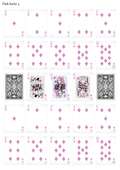 Stikeri "Pink karte 4"