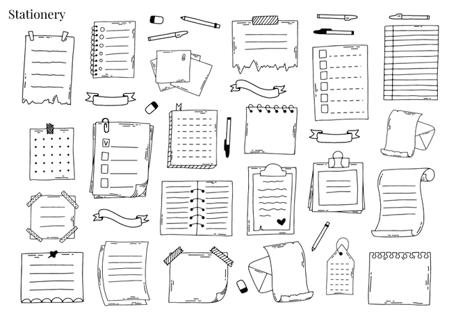 Stikeri "Stationery"
