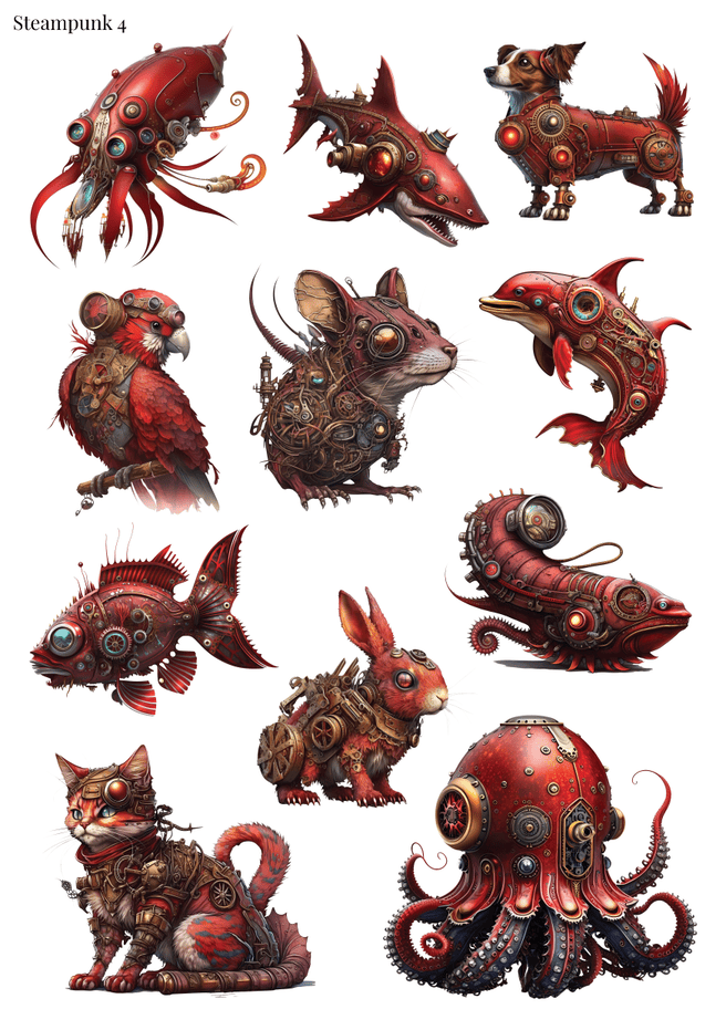 Stikeri "Steampunk 4"