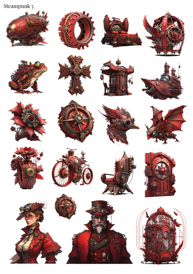 Stikeri "Steampunk 5"