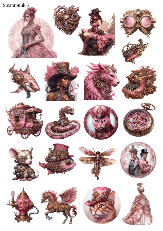 Stikeri "Steampunk 6"