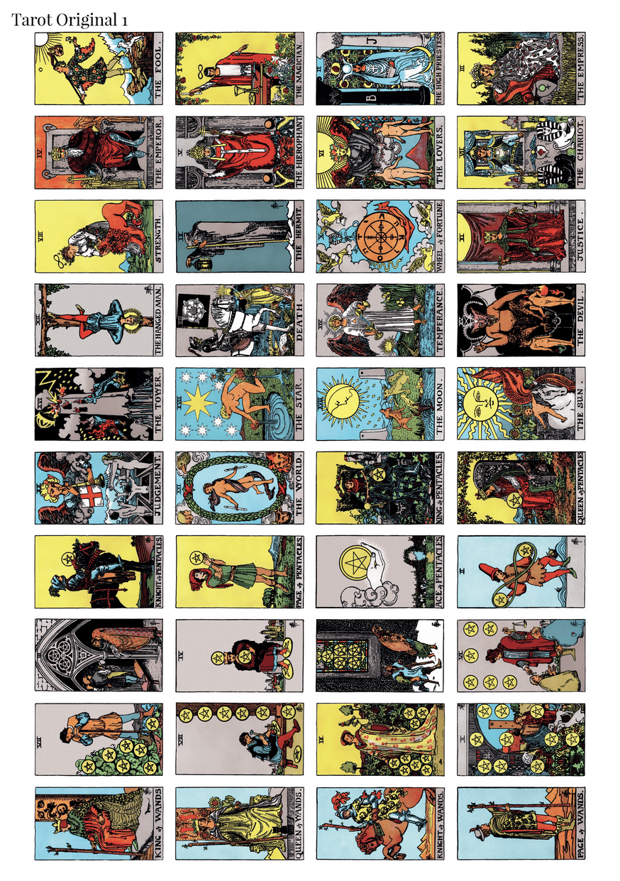 Stikeri "Tarot Original 1"