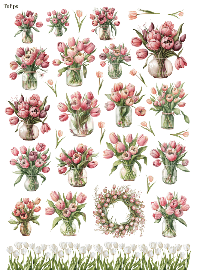 Stikeri "Tulips"