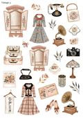 Stikeri "Vintage 4"