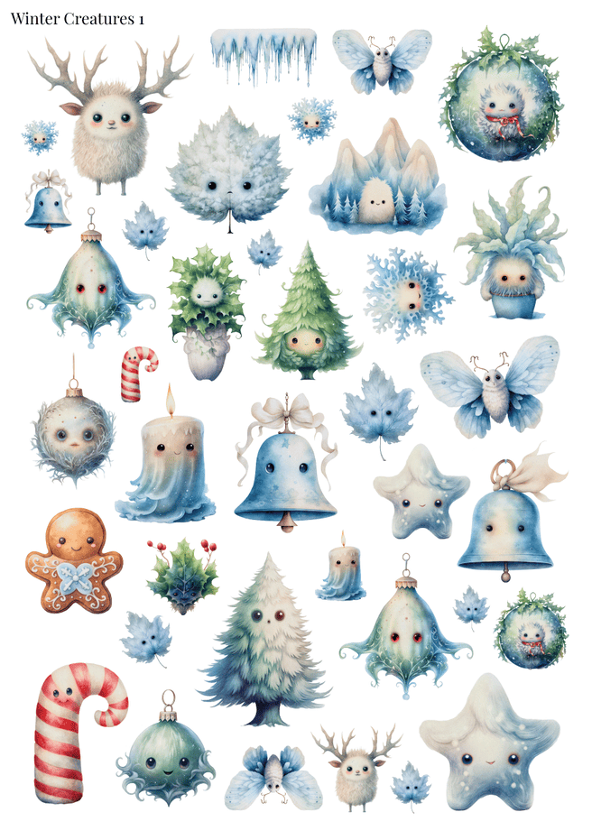 Stikeri "Winter Creatures 1"