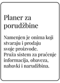 Planer za porudžbine (A5)
