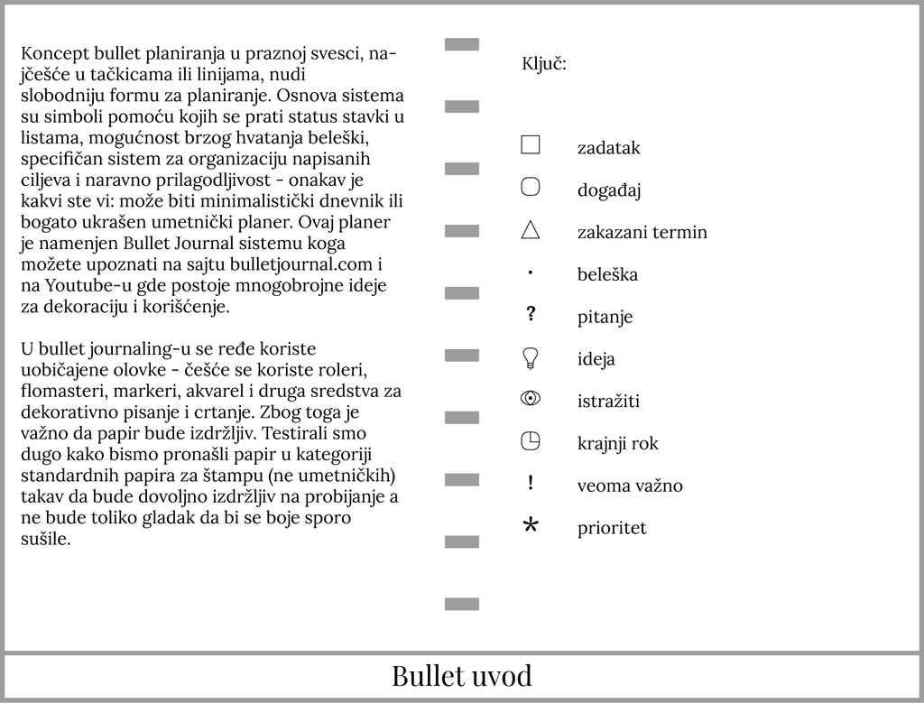 Bullet planer mini (A6)