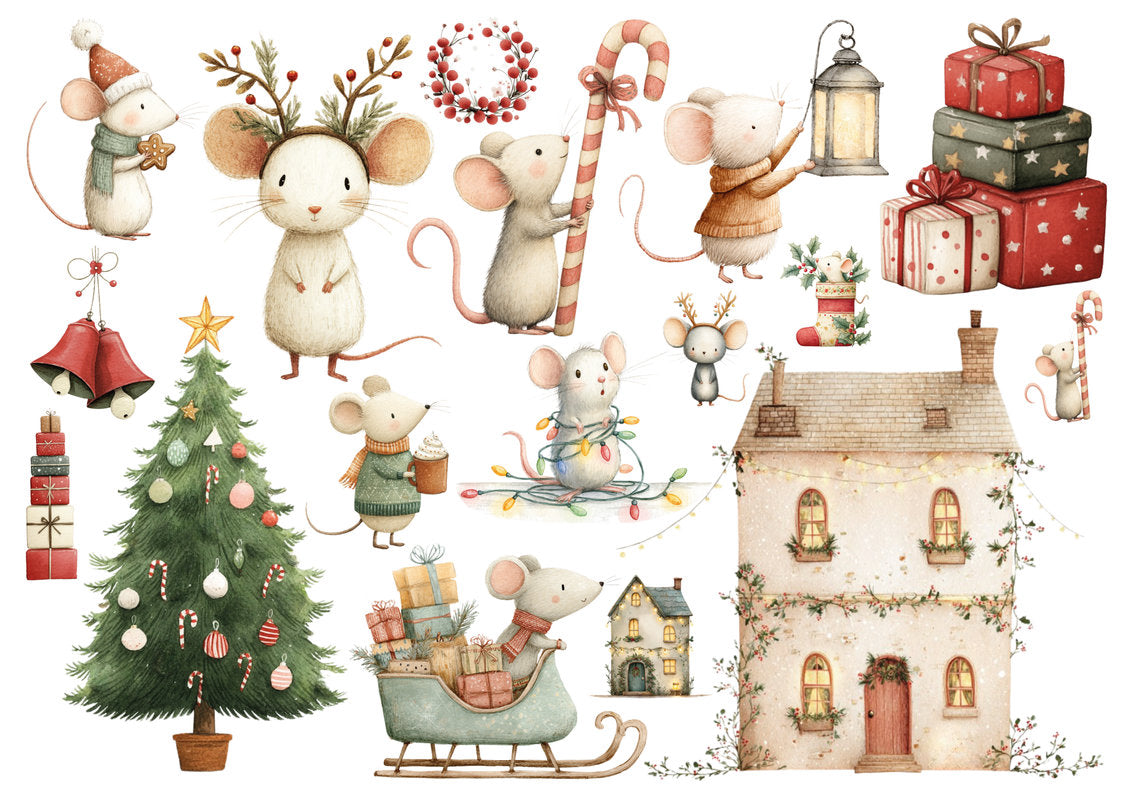 Set štampalica "Christmouse Time"