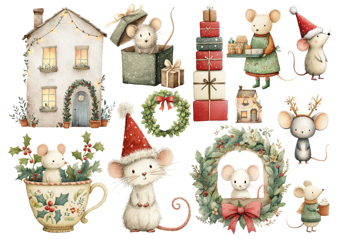 Set štampalica "Christmouse Time"