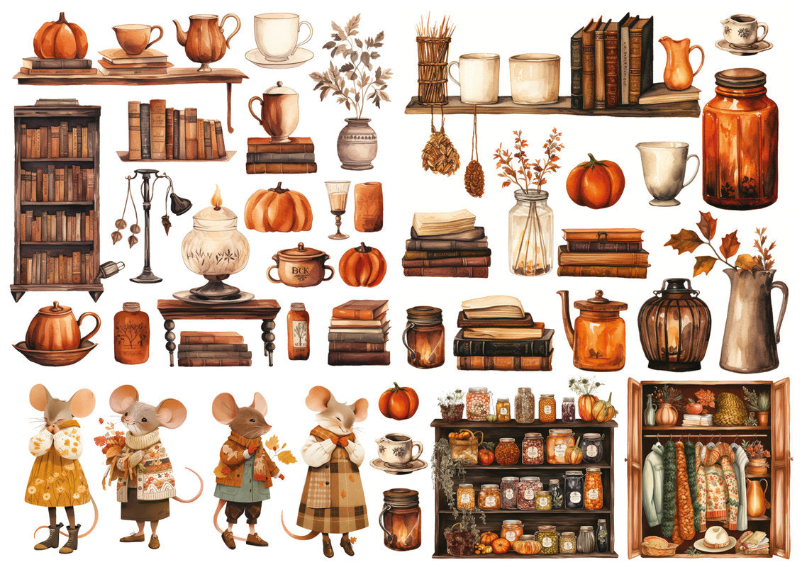 Set štampalica "Cottagecore Autumn"