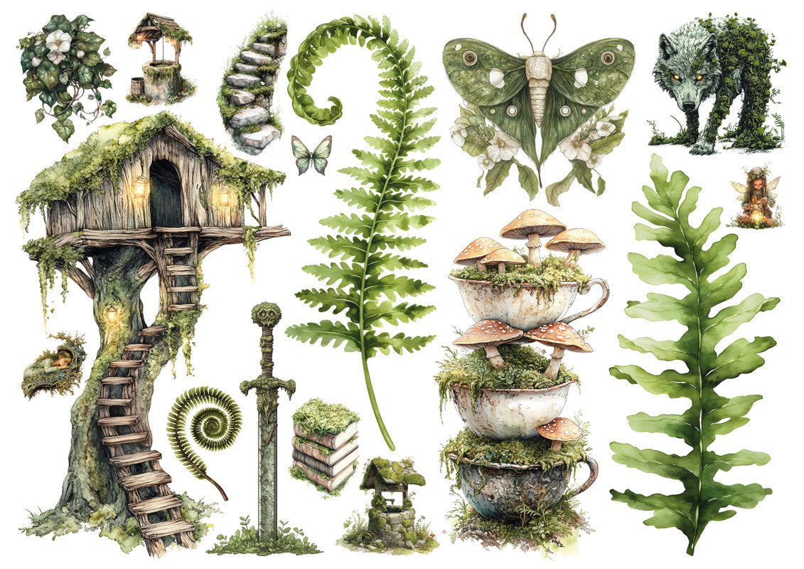 Set štampalica "Enchanted Forest"