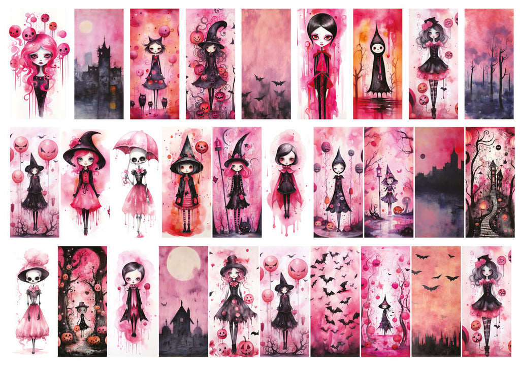 Set štampalica "Pink Halloween"