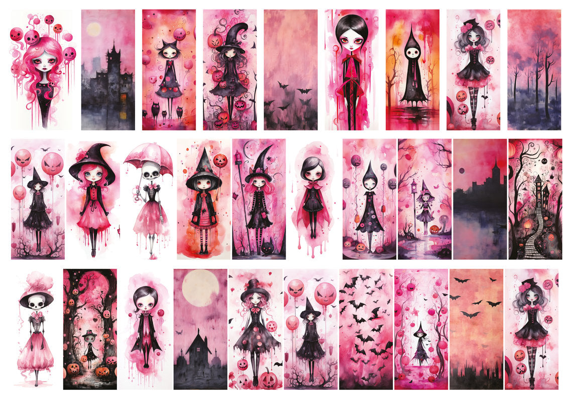 Set štampalica "Pink Halloween"