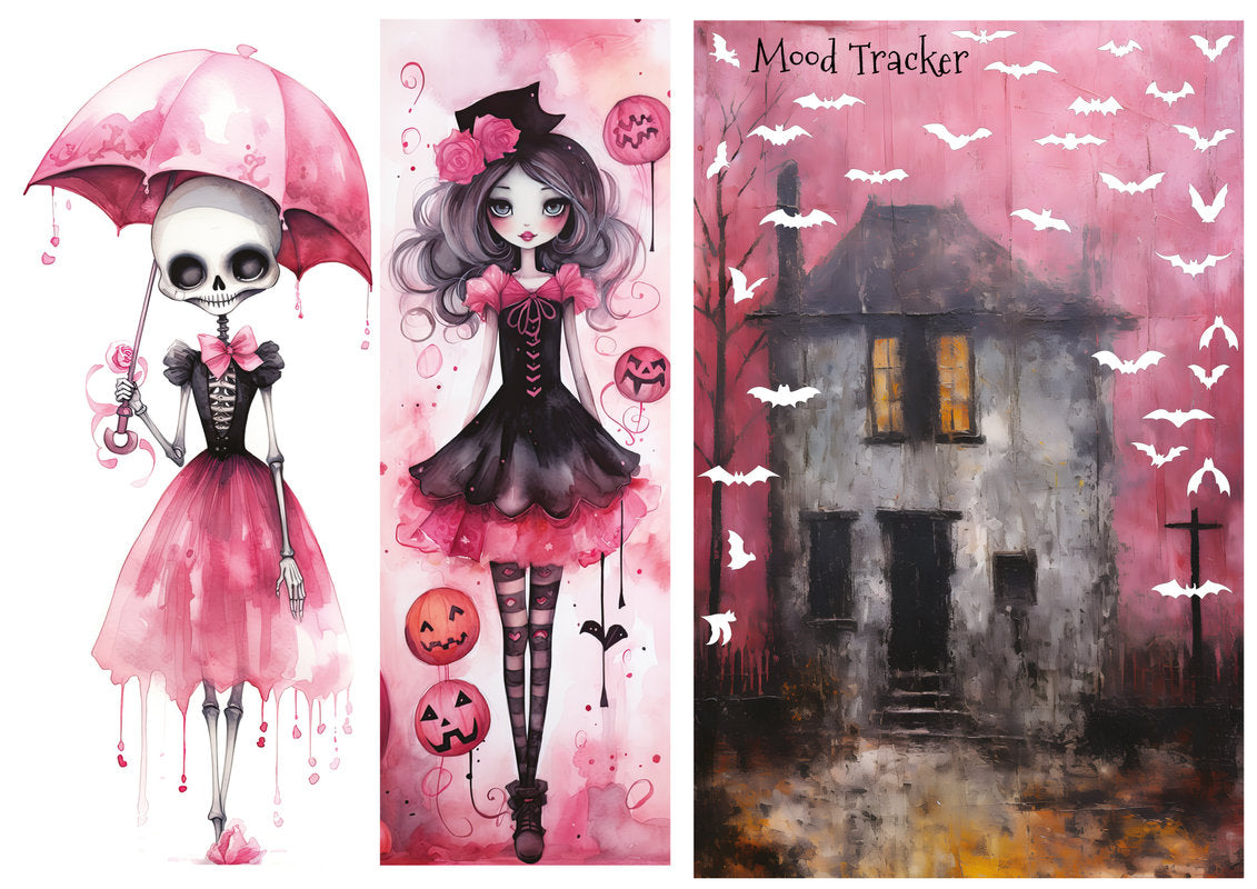 Set štampalica "Pink Halloween"