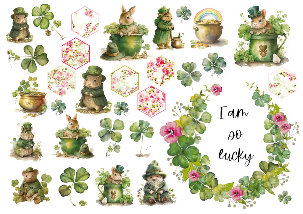 Set štampalica "I'm So Lucky"
