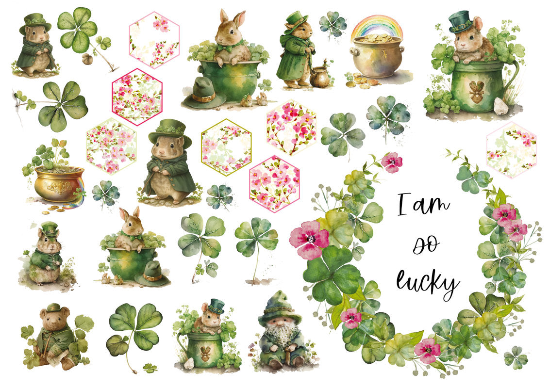 Set štampalica "I'm So Lucky"